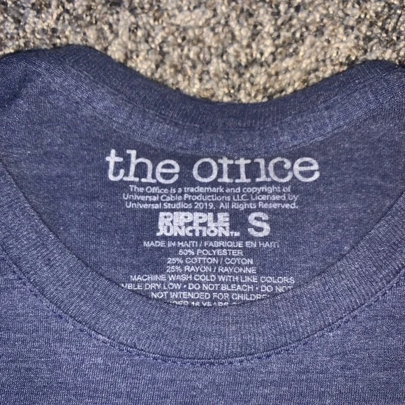 The Office “Employee of the Month” Shirt Tee Adult Small Dunder Mifflin Blue - Picture 3 of 5